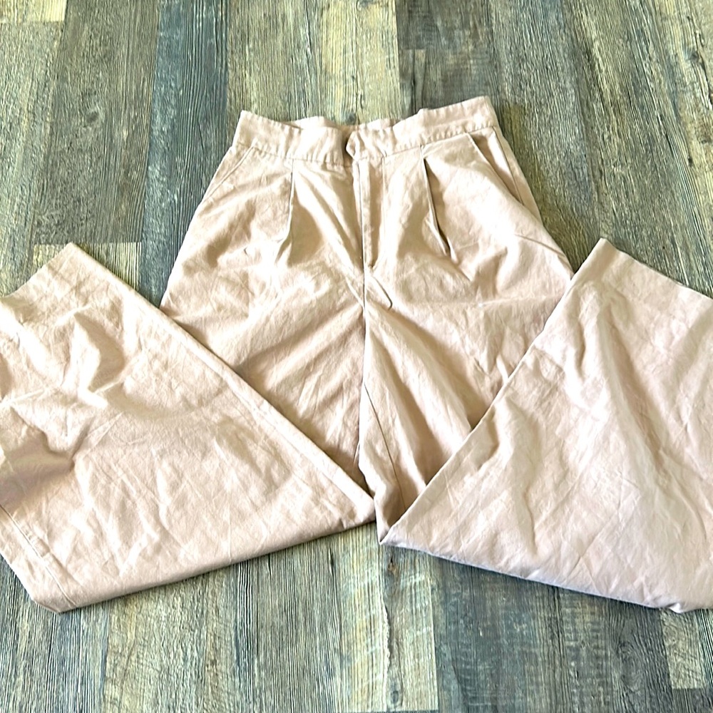 High Waisted Wide Leg Dress Pants Size Large